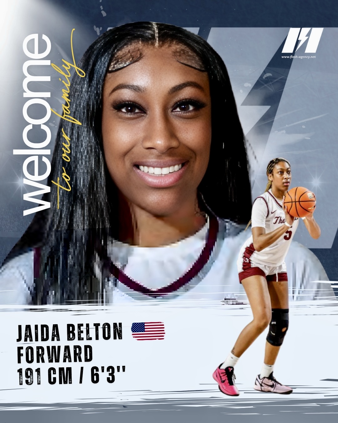  Jaida Belton has signed with Flash Agency