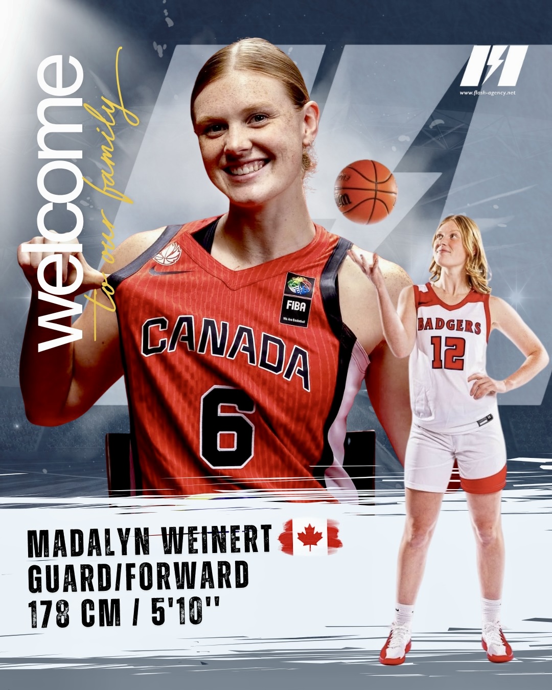 Madalyn Weinert has signed with Flash Agency 