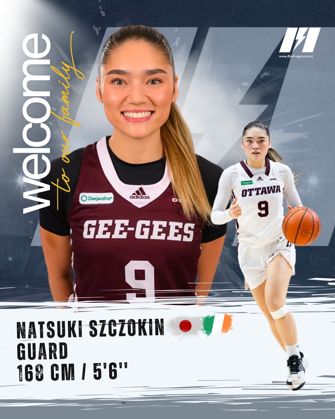 Natsuki Szczokin has signed with Flash Agency  