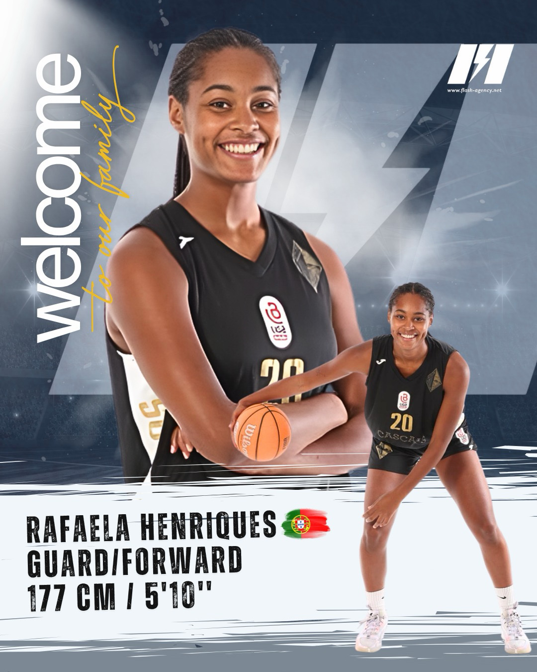 Rafaela Henriques has signed with Flash Agency